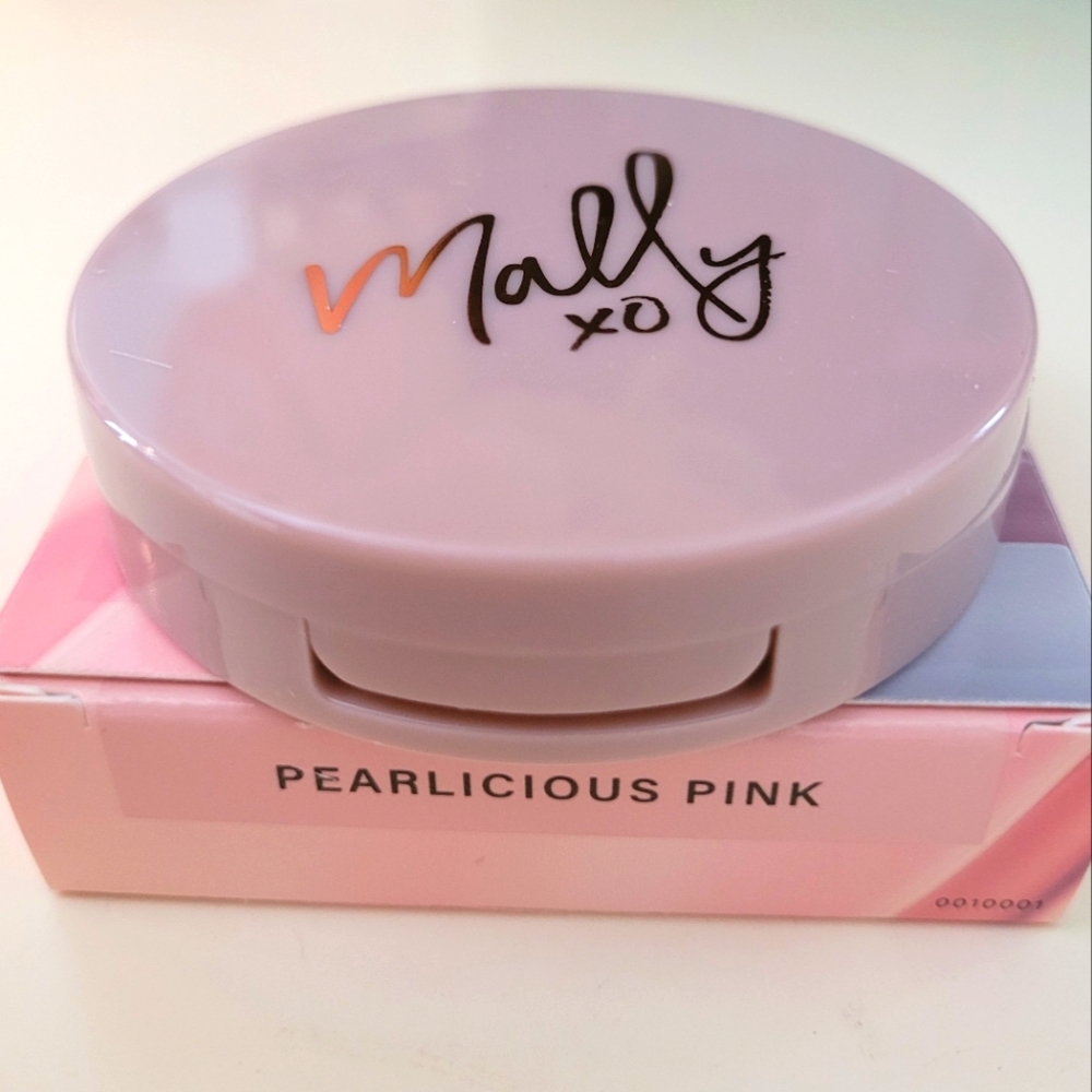 🌺SALE Mally Positive Radiance Skin Perfecting Face Highliter Pearlicious Pink - Picture 4 of 6